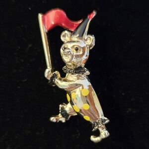 Circus Parade Bear Metal Brooch
